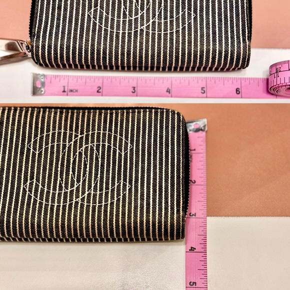SOLD ❌ Chanel Denim Double Zippy Wallet - Picture 15 of 15